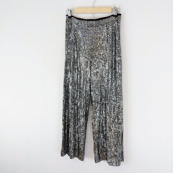 Code x Mode Sequin Pants Wide Leg - Picture 4 of 9